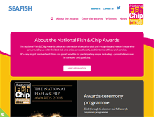 Tablet Screenshot of fishandchipawards.com